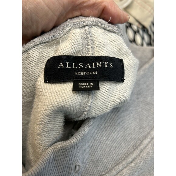 All Saints Raven Joggers / Sweatpants Size Medium No Drawstring Athletic Sport - Picture 8 of 8